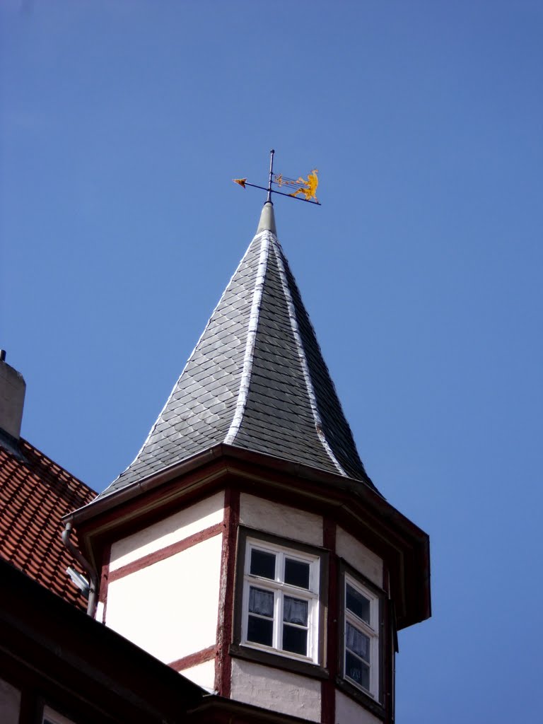 Fulda, Wetterfahne in der Altstadt, Фульда