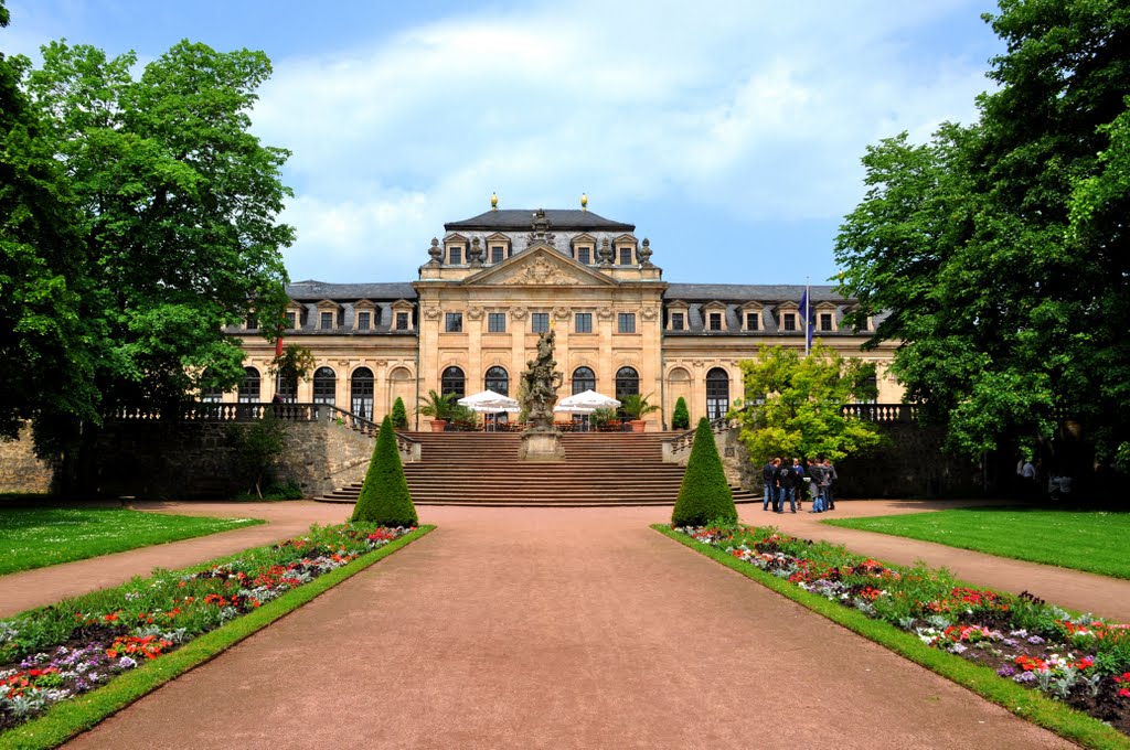 Blick auf die Orangerie im Schlosspark, Фульда