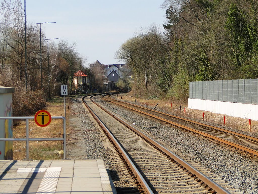 Bahnhof Wolfenbüttel Richtung Braunschweig, Волфенбуттель