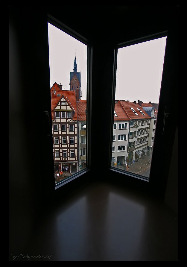 View to Market Church from Leibniz House, Ганновер