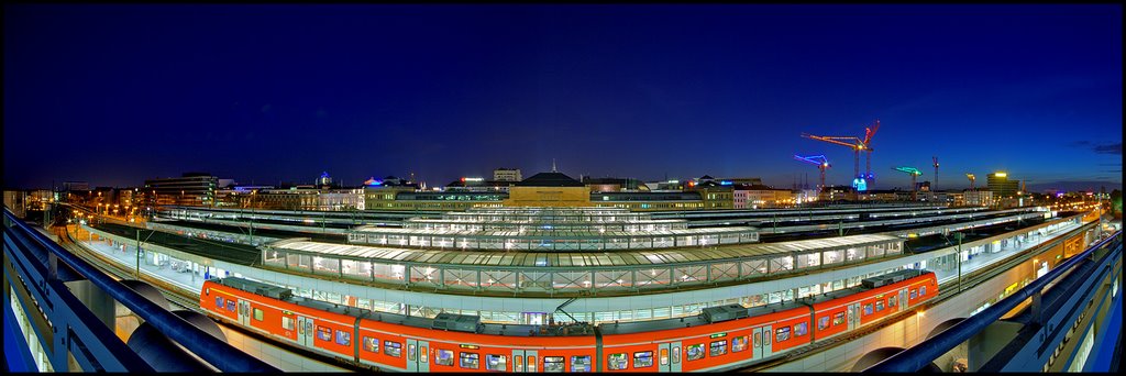 Panorama: Hauptbahnhof Hannover, Ганновер