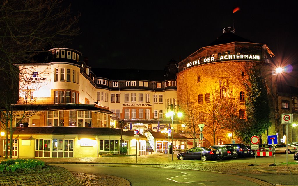 Hotel der Achtermann at Night, Гослар