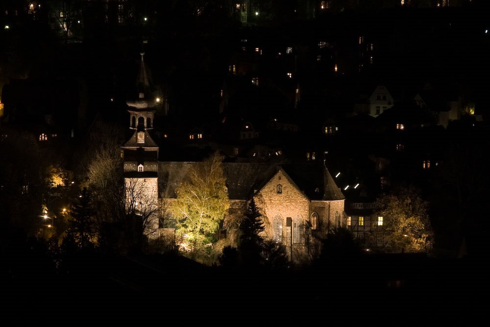 Kloster Frankenberg bei Nacht, Гослар