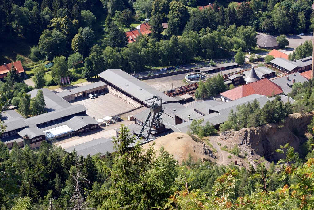 Museo de la mina "Rammelsberg" desde arriba, Гослар