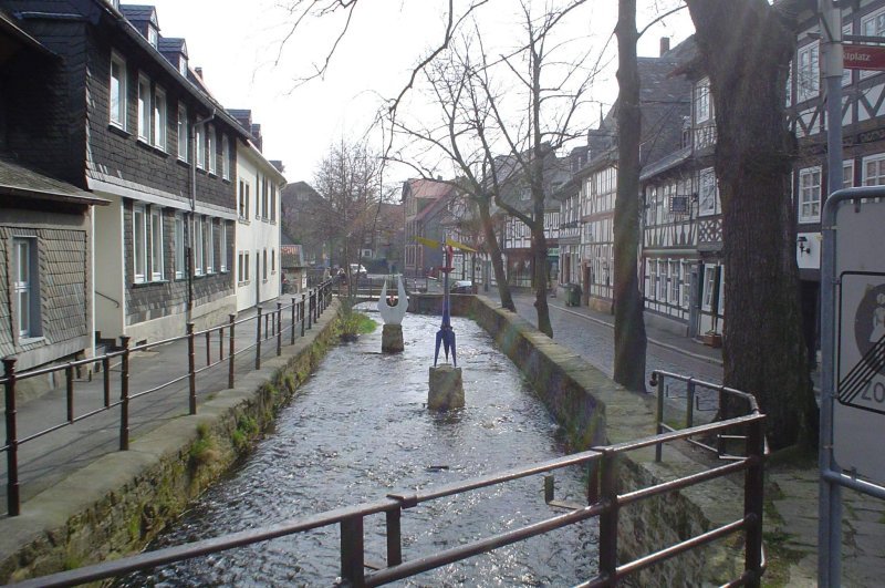 Idyllic canal, Goslar, Гослар