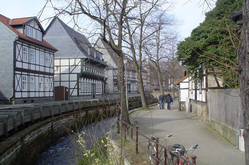 The idyllic canal in Goslar, Гослар