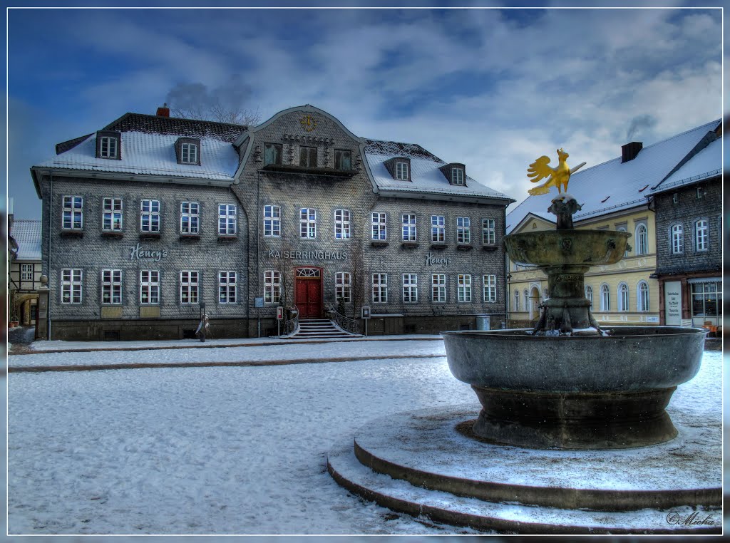 Kaiserringhaus  mit Adler,  Goslar, built 1787, Гослар