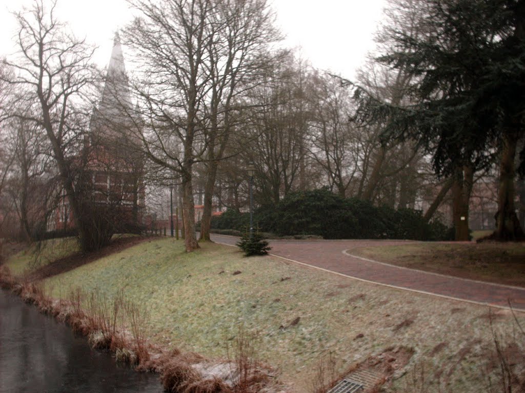 Cuxhaven - Parque no inverno (jan. 2011), Куксхавен
