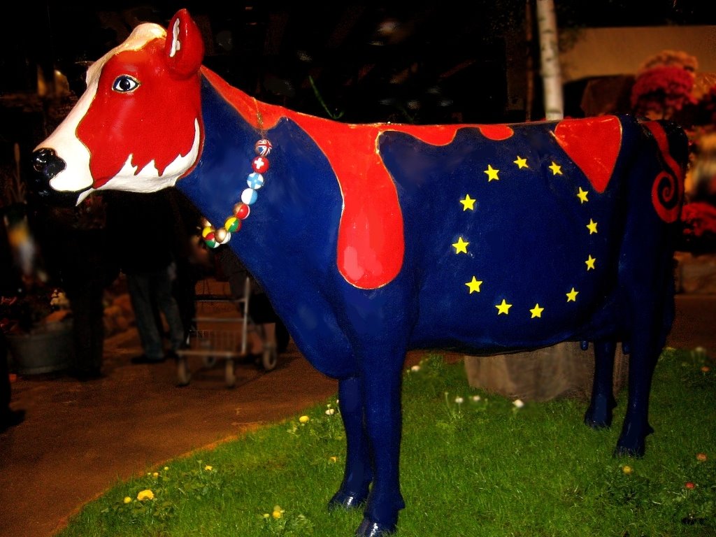 "Die Europa-Kuh" Blumenschau Oldenburg 2009, Олденбург