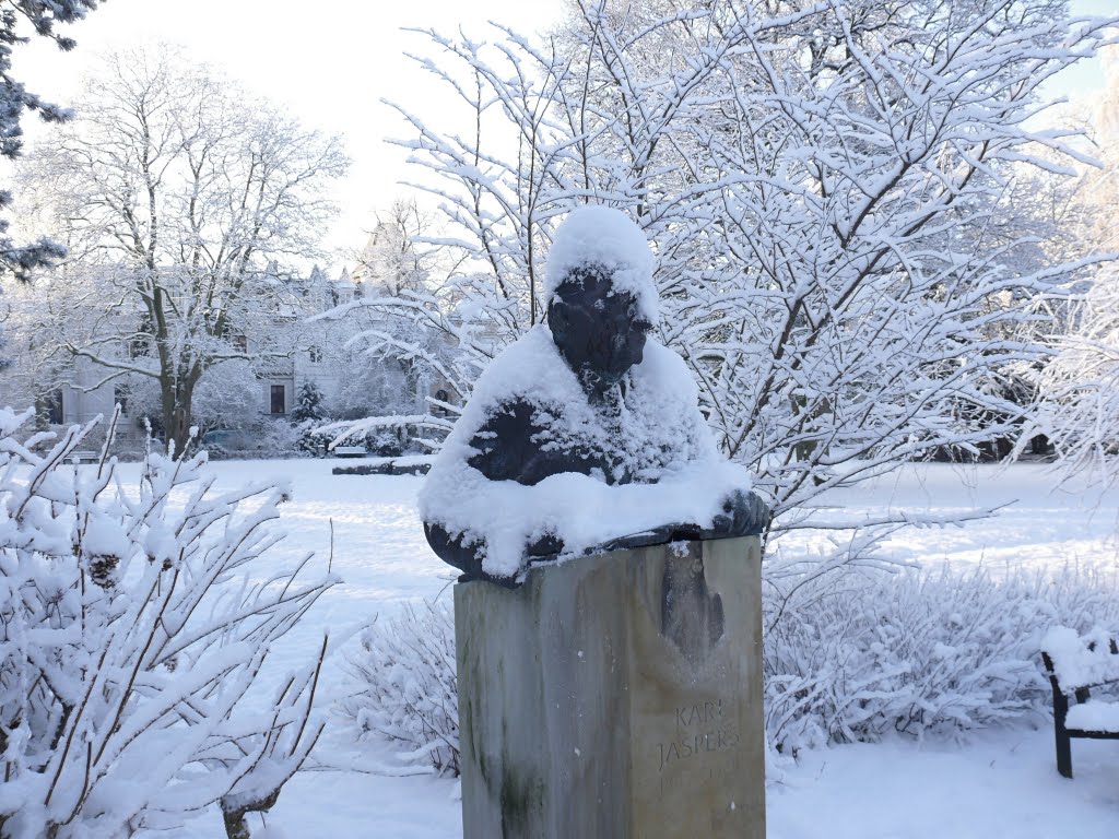 Karl Jaspers in the snow, Олденбург