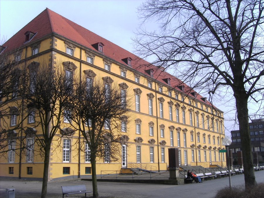 Schloss Osnabrück vom Schlossgarten, Оснабрюк