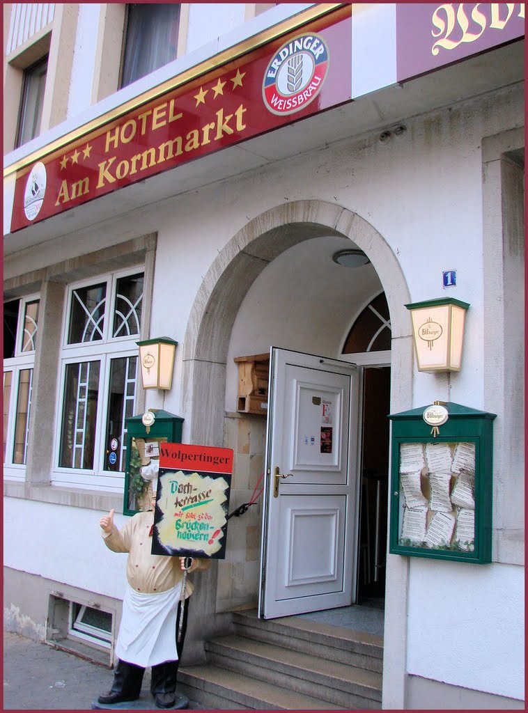 Hotel am Kornmarkt / Wirtshaus Wolpertinger, Bad Kreuznach, April 2009, Бад-Крейцнах