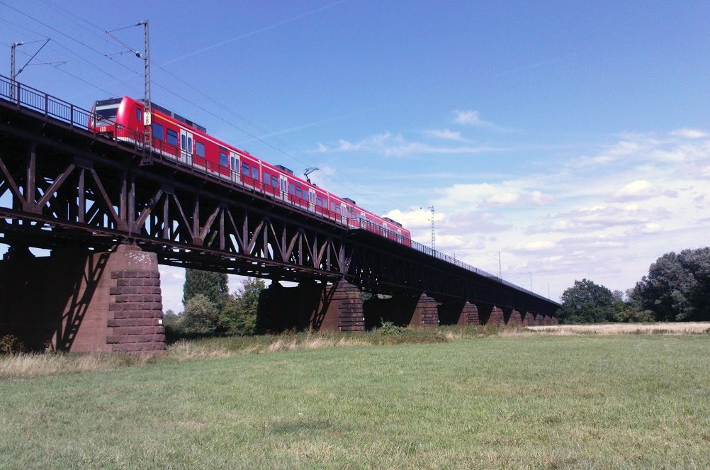 Bahnbrücke über die Maulbeeraue, Вормс
