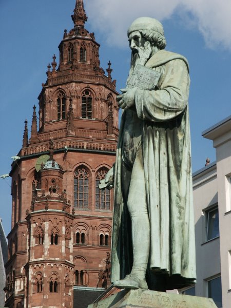 Mainz,Gutenberg und Martinsdom, Майнц