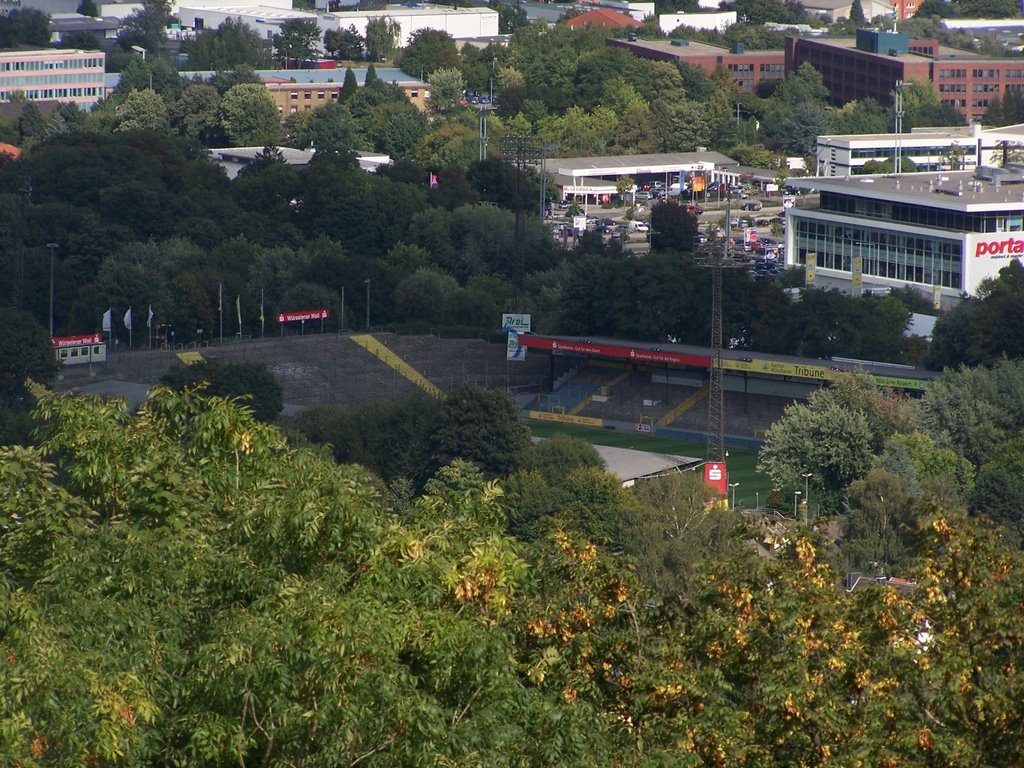 Alter Tivoli (Blick vom Drehturm Belvedere), Аахен