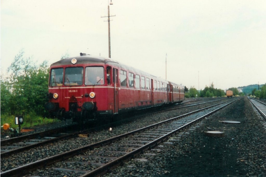 Akkutriebwagen bei Aachen-Nord 1994, Аахен