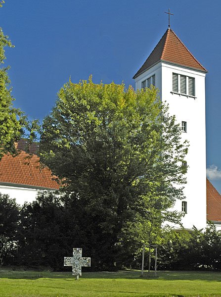 Ahlen, Christuskirche, evangelische Kirche in der Gemmericher Straße, Ален