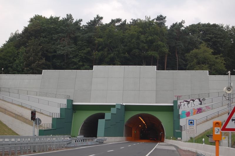 1.310 m lange Tunnel Dortmund, Berghofen, Брул