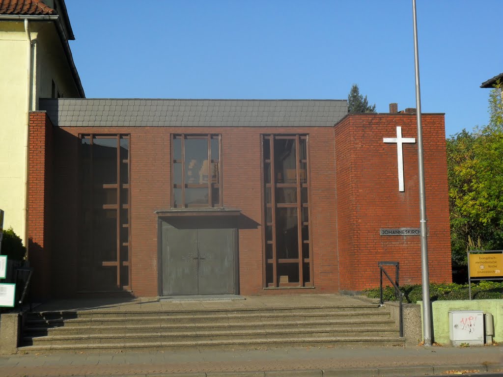 IGLESIA DE JUAN (hasta el junio de 2013: Parroquia de la Iglesia Evangélica Metodista) - Koenigstrasse - Minden - Westfalia - Alemania, Минден