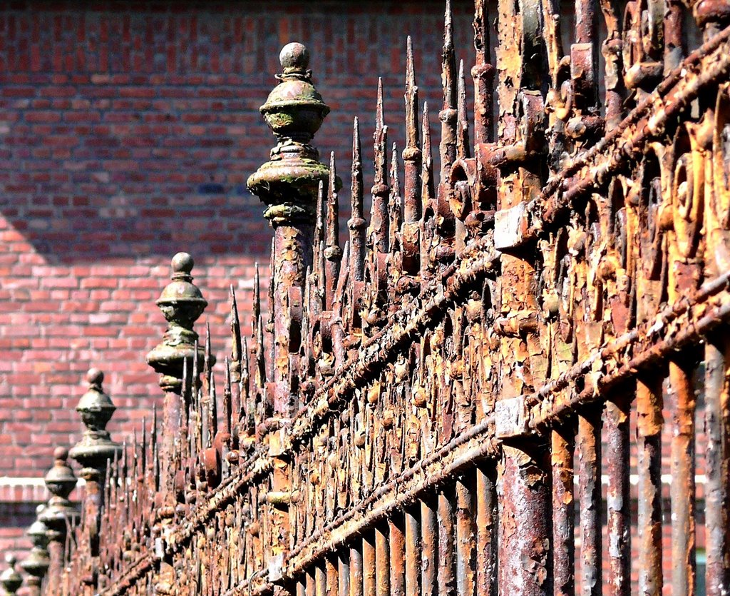 rostiges Gitter - rusty railings, Монхенгладбах