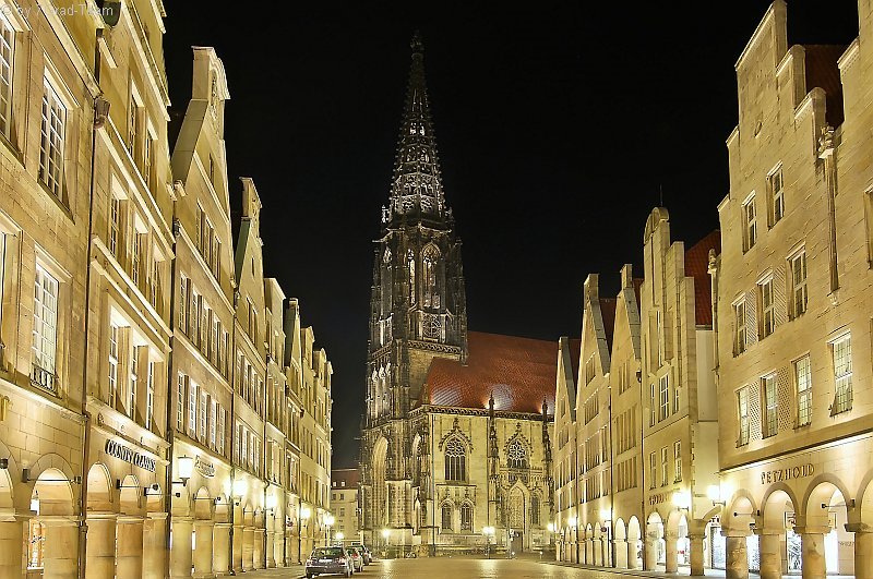 Münster - Prinzipalmarkt bei Nacht... - Fotografien - Sehrbrock.org, Мюнстер