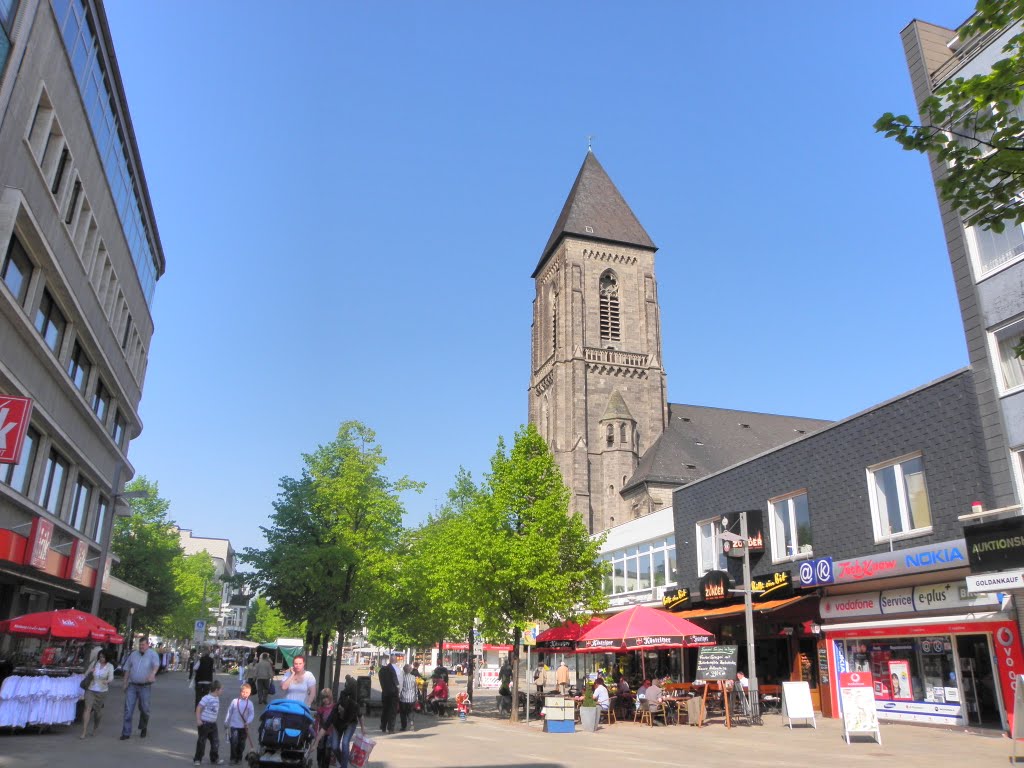 Kirche auf der Marktstraße/Oberhausen, Оберхаузен