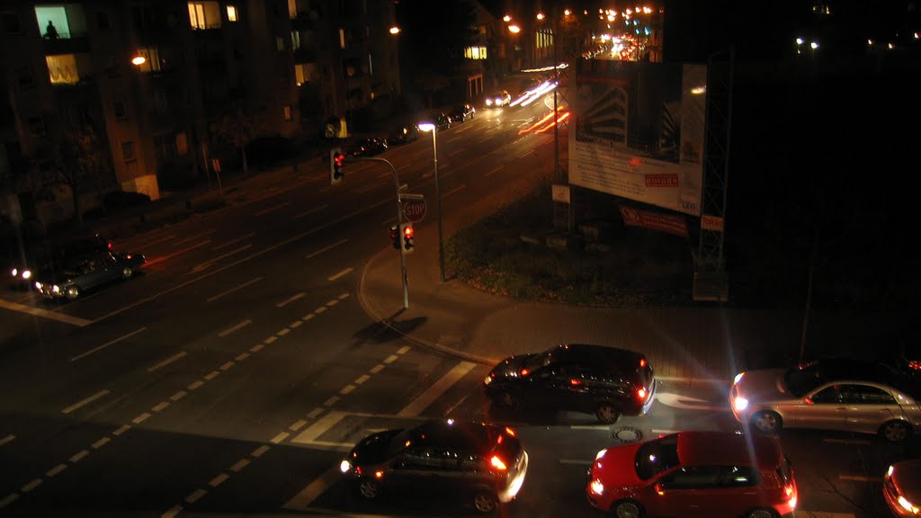 A night view from Relexa hotel. (Ratingen, Dusseldorf, GERMANY), Ратинген