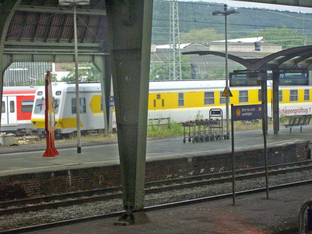 Hagen HBF: Schienenprüfzug, umgebaut aus einem VT 614, Хаген