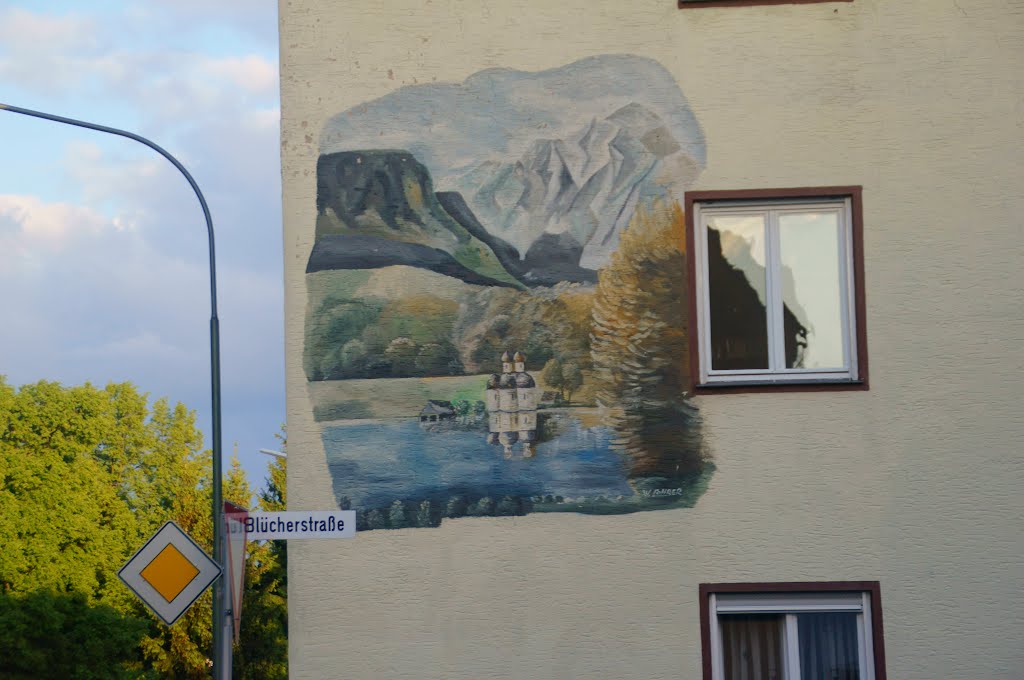 Wandbild auf Blücherstraße, Вайден