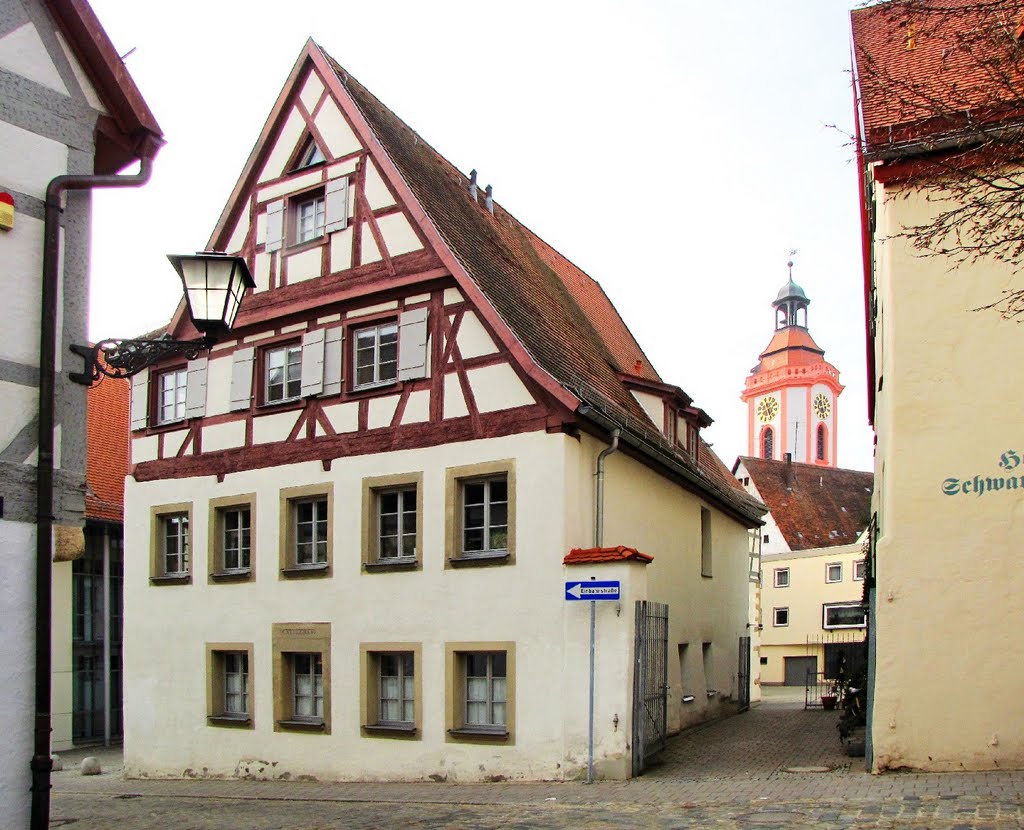 Weißenburg in Bayern - Schmale Gasse, Вайсенбург