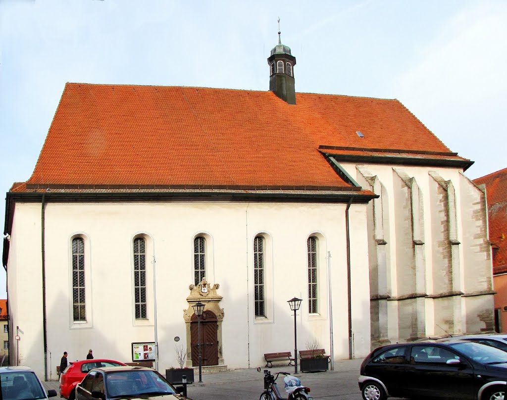 Weißenburg in Bayern - Karmeliterkirche um 1350 errichtet, Вайсенбург