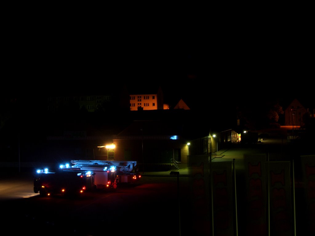 Feuerwehr bei Nacht, Гарделеген
