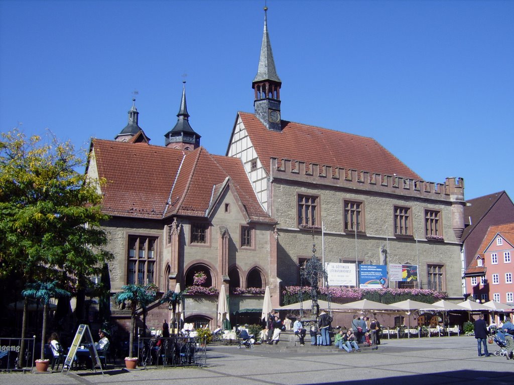 Weender Str. Altes Rathaus mit Gänseliesel, Геттинген