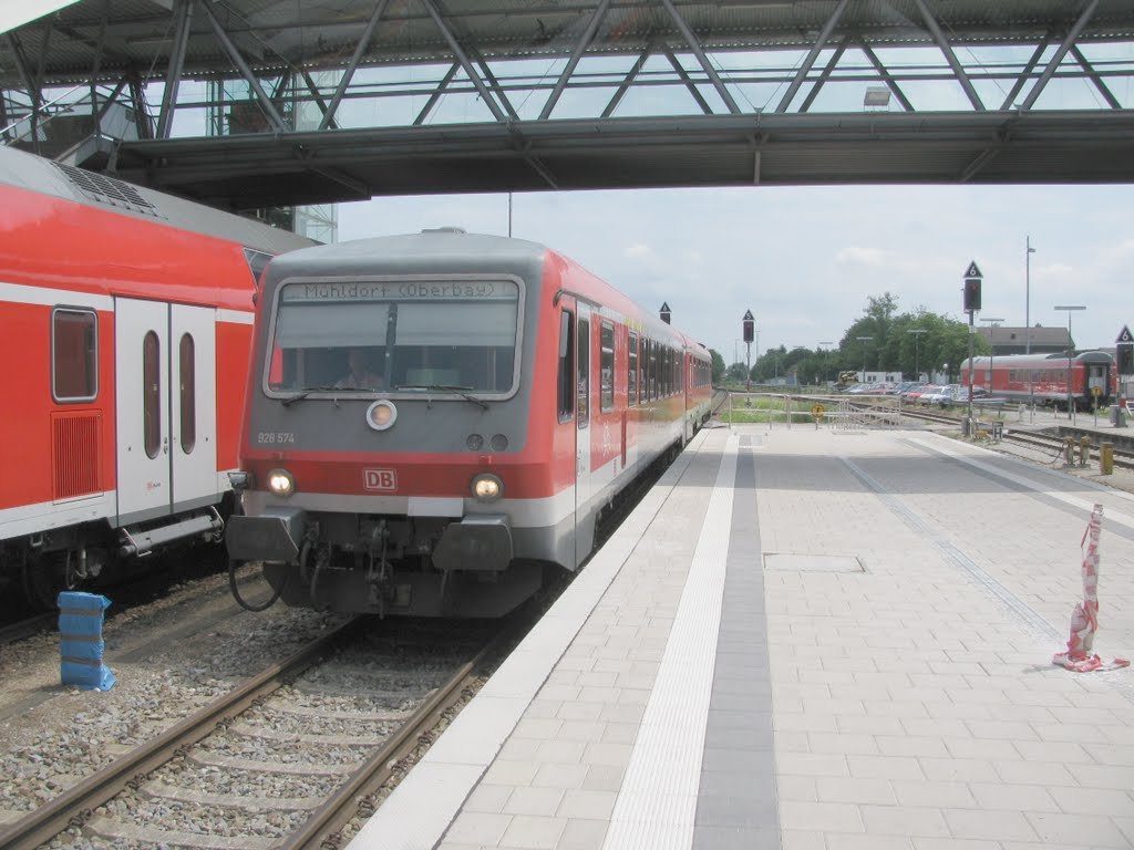 BR 628 aus Simbach nach Simbach, Мюльдорф