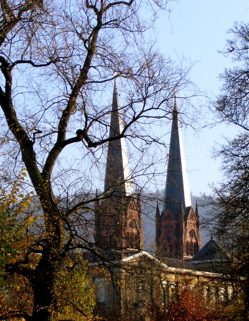 Freiburg Towers of St. Johannes Church ¦ pilago, Фрайбург