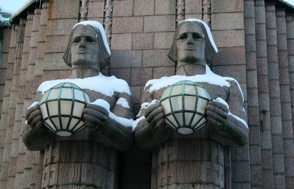 Wall Sculptures / Helsinki railway station (Enlarge!), Хельсинки