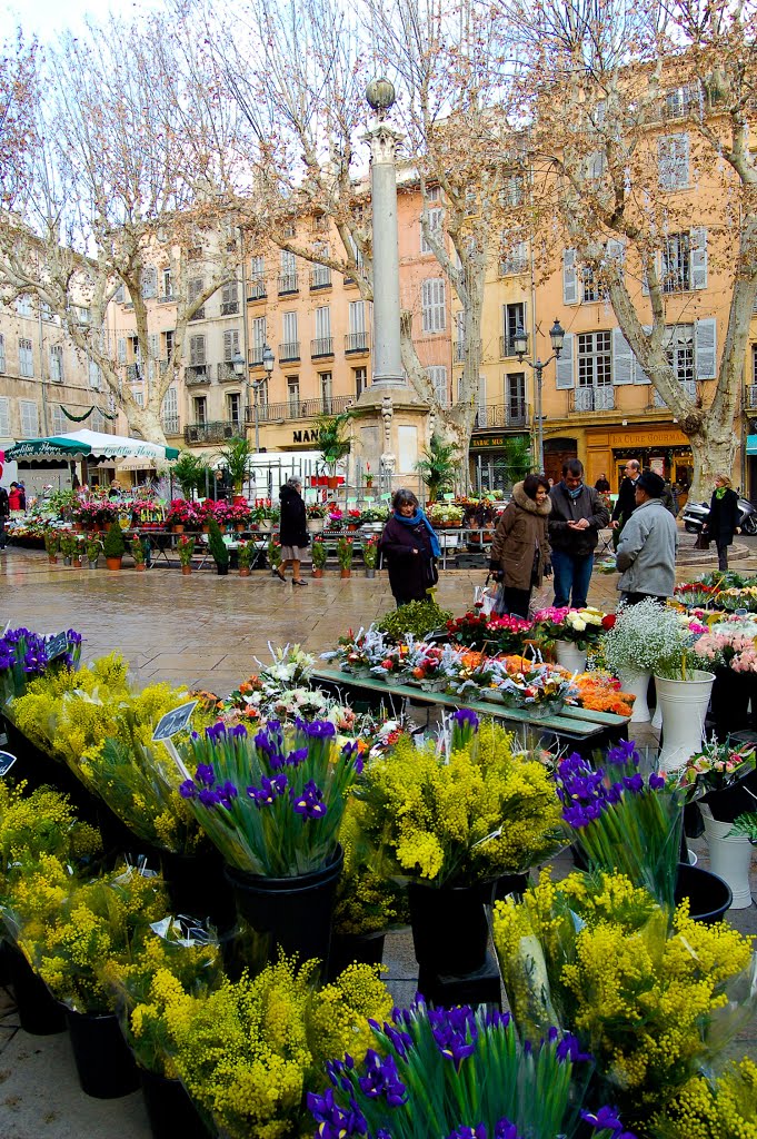 Le Marché aux Fleurs d’Aix-en-Provence, А-ен-Провенс