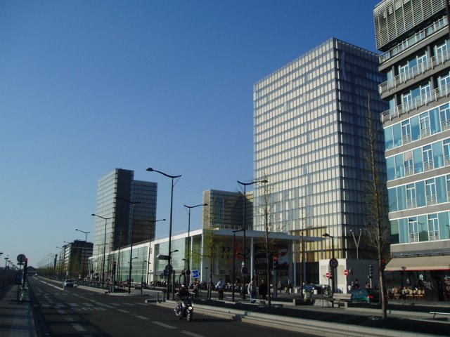 Avenue de France et Bibliothèque nationale de France, Иври