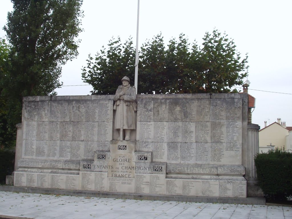 94-Champigny monument aux morts, Сен-Мар-дес-Фоссе