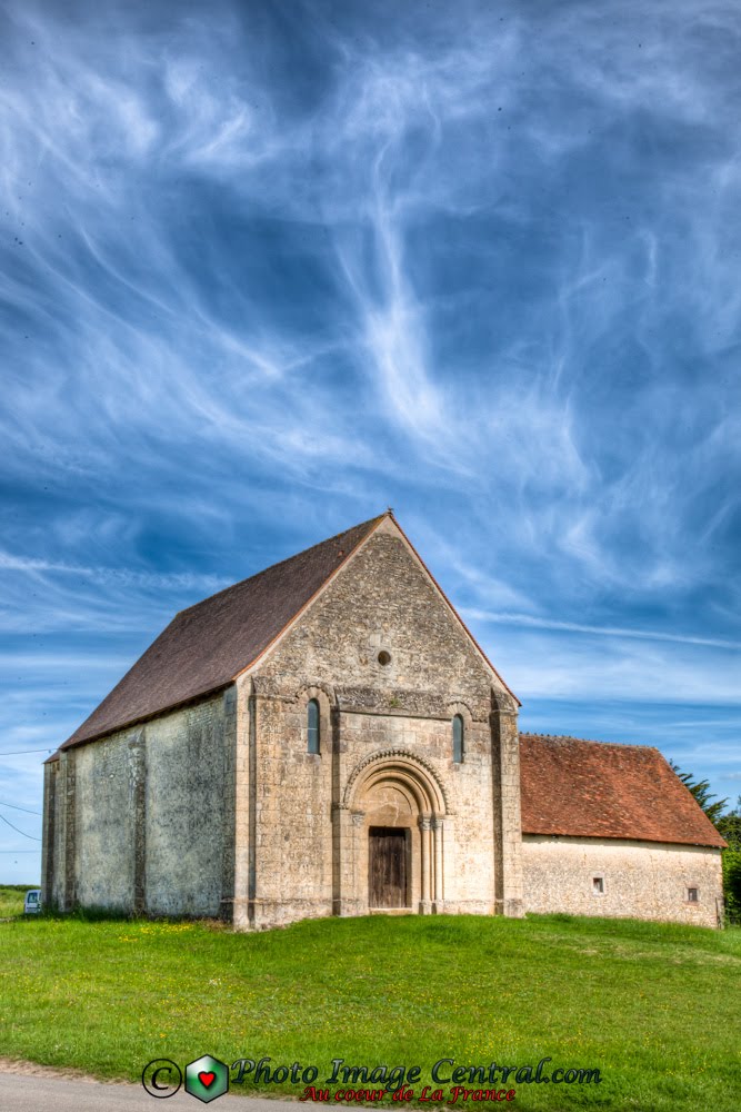 Eglise Saint-Paul. Saint-Georges-de-Poisieux, Cher., Чойси-ле-Руа
