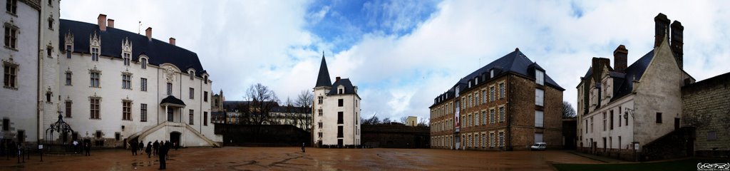 Panorama Nantes Chateau, Нант