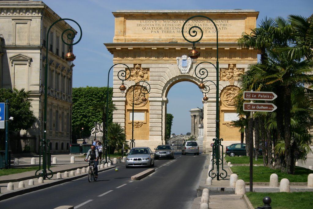 Montpellier arc de triomph, Монпелье