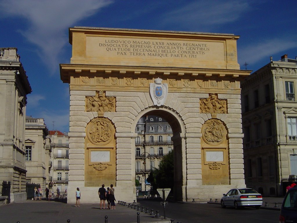 arco del triunfo. Montpellier, Монпелье