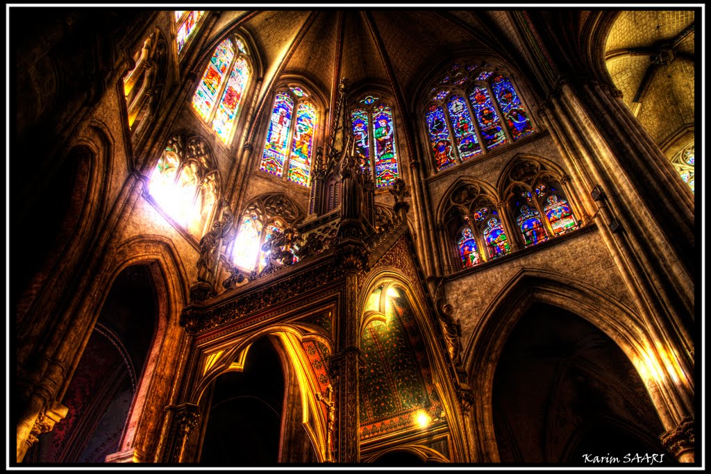 ★ Vitraux de la cathédrale Sainte-Marie de Bayonne ~ Karim SAARI ©, Байонна