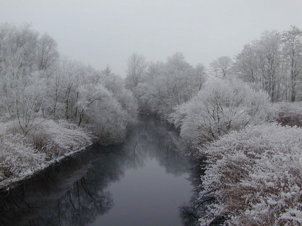 la Thur en hiver, Мулхаузен