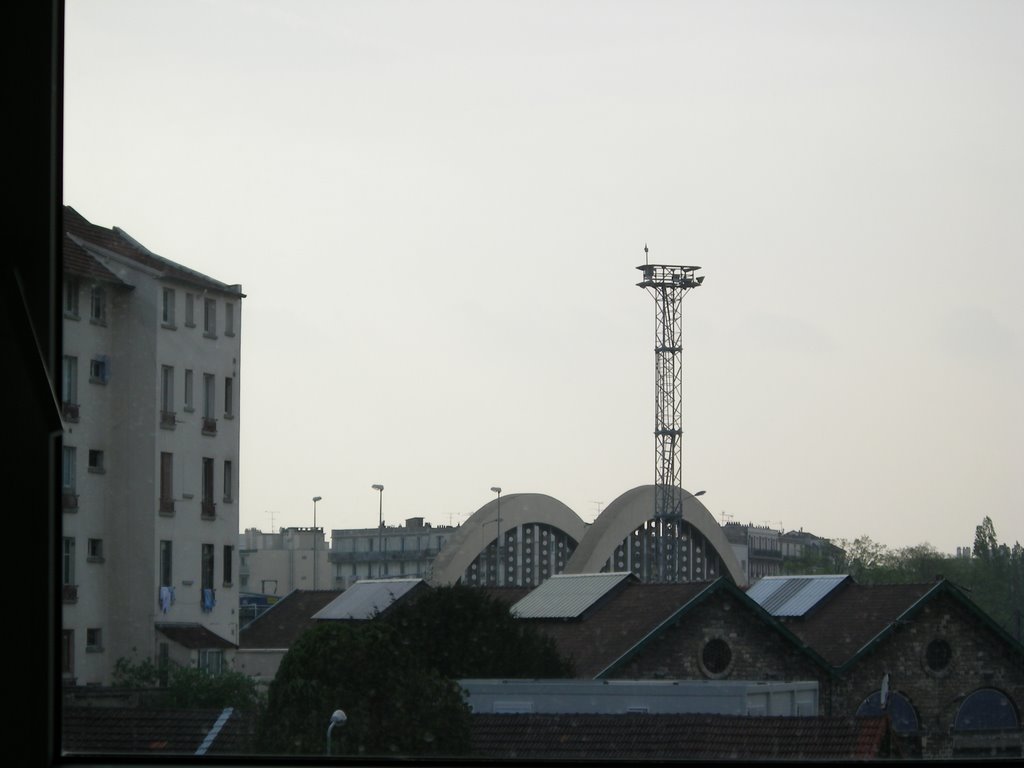 Vue de la Gare de triage du Bourget, Дранси