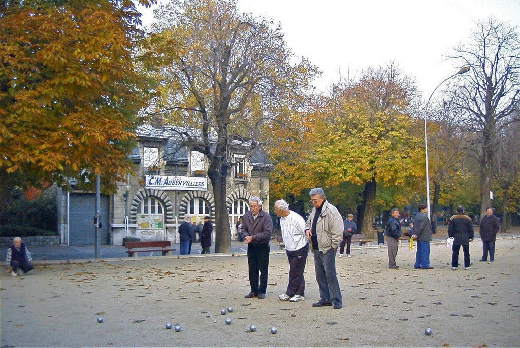 Paris - Rue Edouard Poisson, autumn 1999, Обервилье