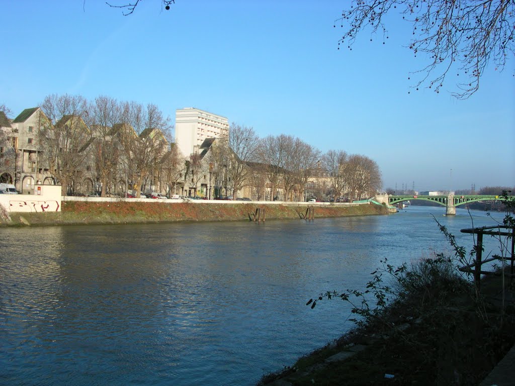 la Seine, Сен-Дени