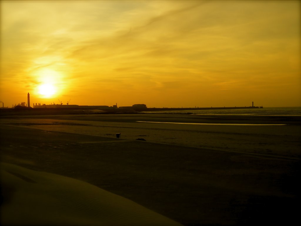 Sonnenuntergang in Dunkerque, Дюнкерк