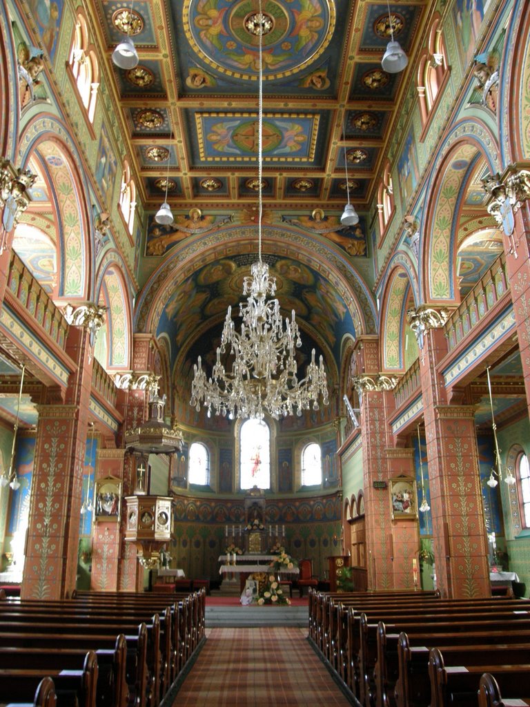 Interiér kostela v Marianu (Interior of the church in Marianum), Opava, Czech Republic, Опава